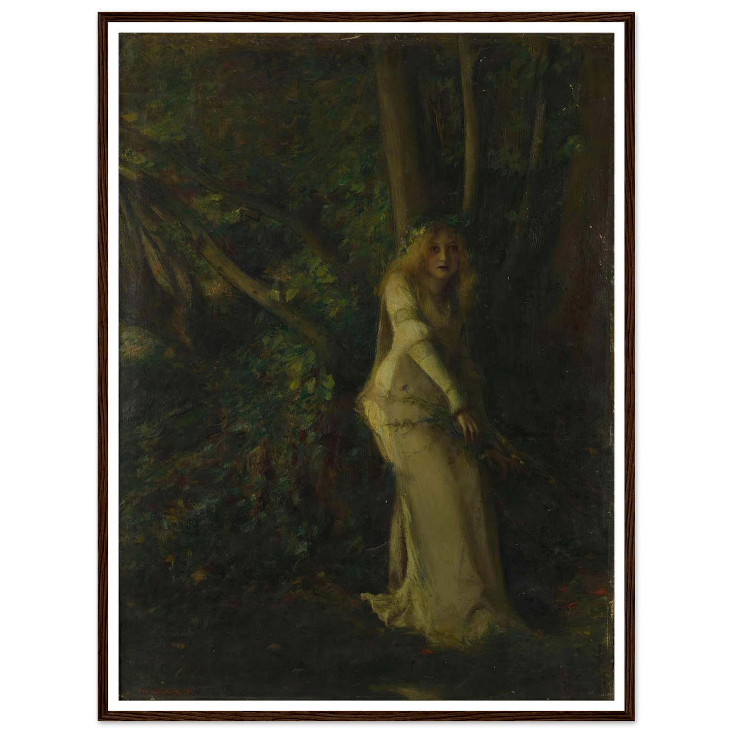 A Young Woman in the Play Art Print | Pascal Adolphe Jean Dagnan Bouveret-Quipham Collections
