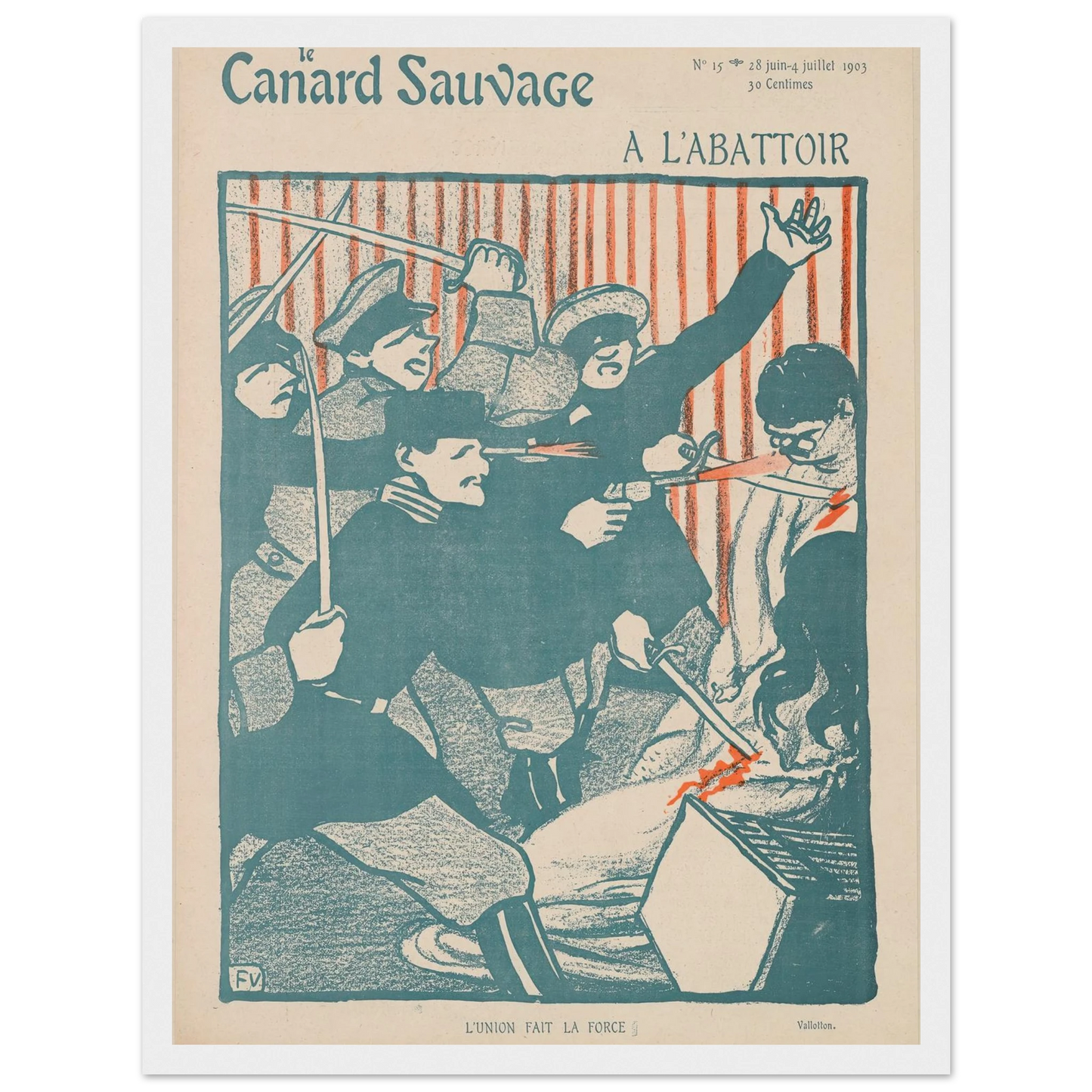 28 juin au 4 juillet 1903 Art Print | Felix Vallotton-Quipham Collections