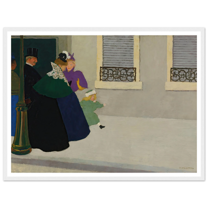 En promenade (circa 1895) Art Print | Felix Vallotton-Quipham Collections