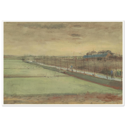 Weilanden bij Rijswijk en de Schenkweg (1882) Art Print | Vincent van Gogh-Quipham Collections