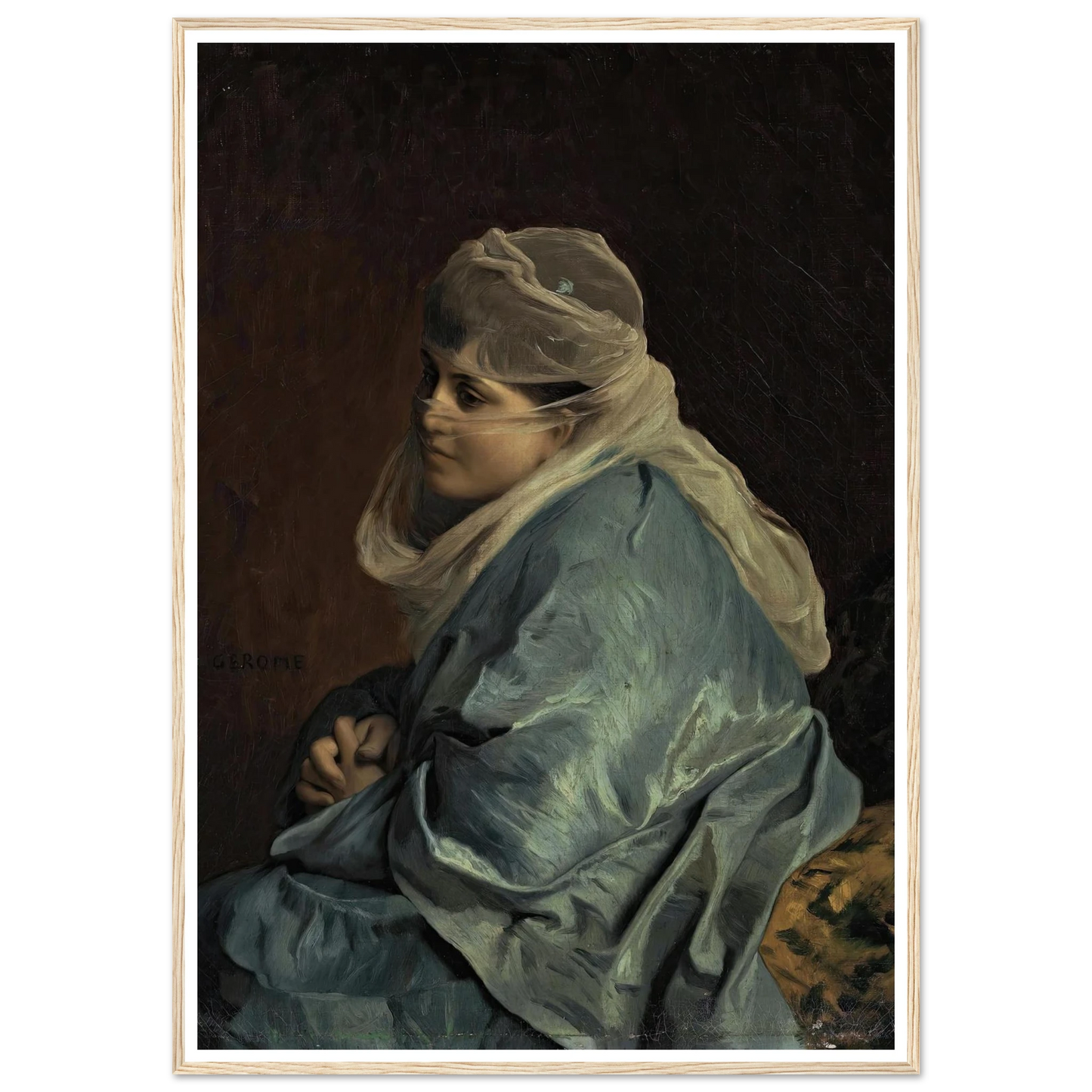 Woman of Constantinople Art Print | Jean Leon Gerome-Quipham Collections