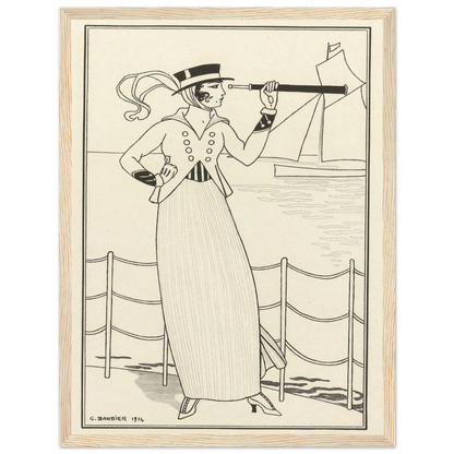 Journal des Dames et des Modes, Costumes Parisiens, 1914, No. 164 (1914) Art Print | George Barbier-Quipham Collections
