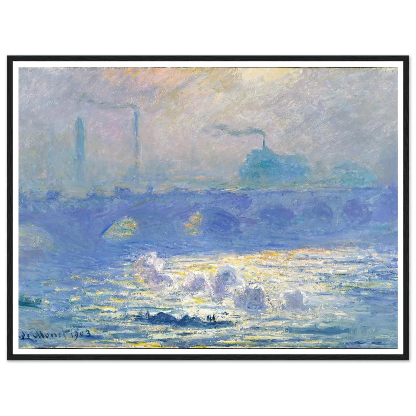 Waterloo Bridge (1903) Art Print | Claude Monet-Quipham Collections