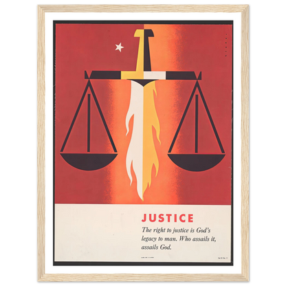 Justice (1957) Art Print | Joseph Binder-Quipham Collections