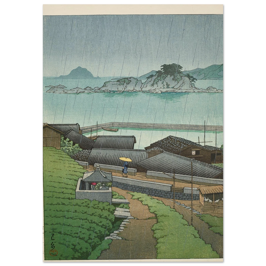 Mirozu, Wakayama Prefecture (1950) Art Print | Kawase Hasui-Quipham Collections
