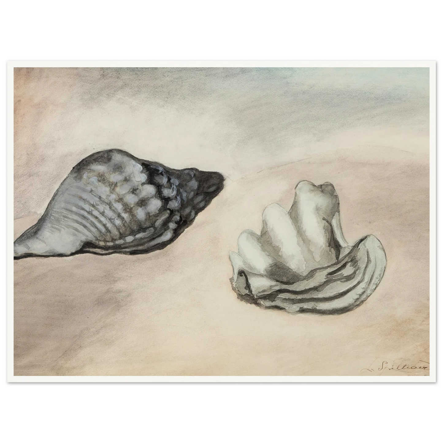 Coquillages (1933) Art Print | Leon Spilliaert-Quipham Collections
