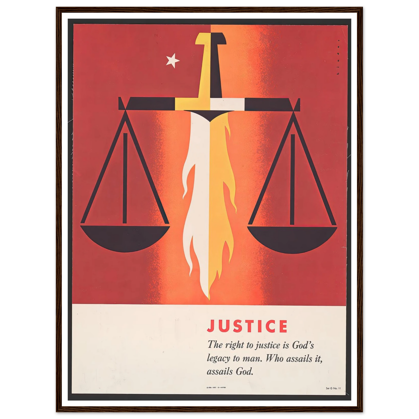 Justice (1957) Art Print | Joseph Binder-Quipham Collections