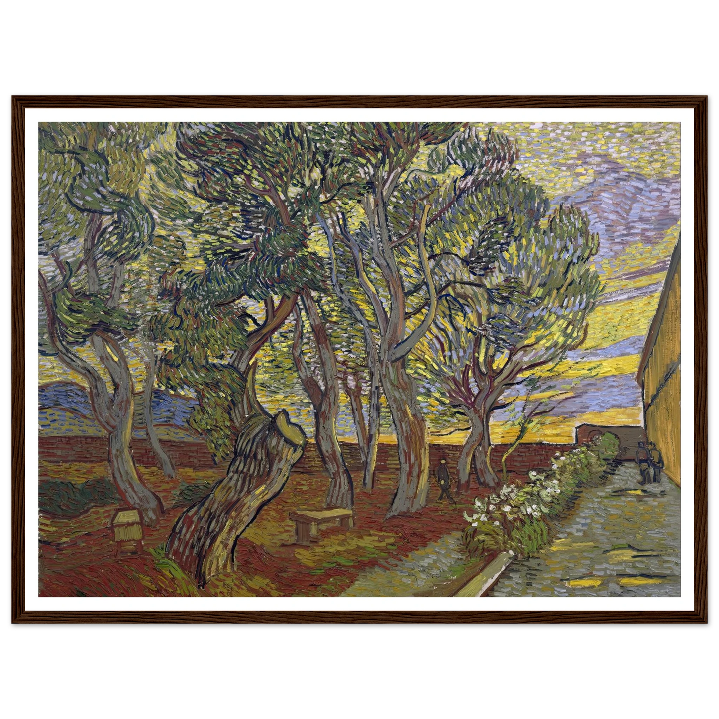 The garden of Saint Paul’s Hospital Art Print | Vincent van Gogh-Quipham Collections