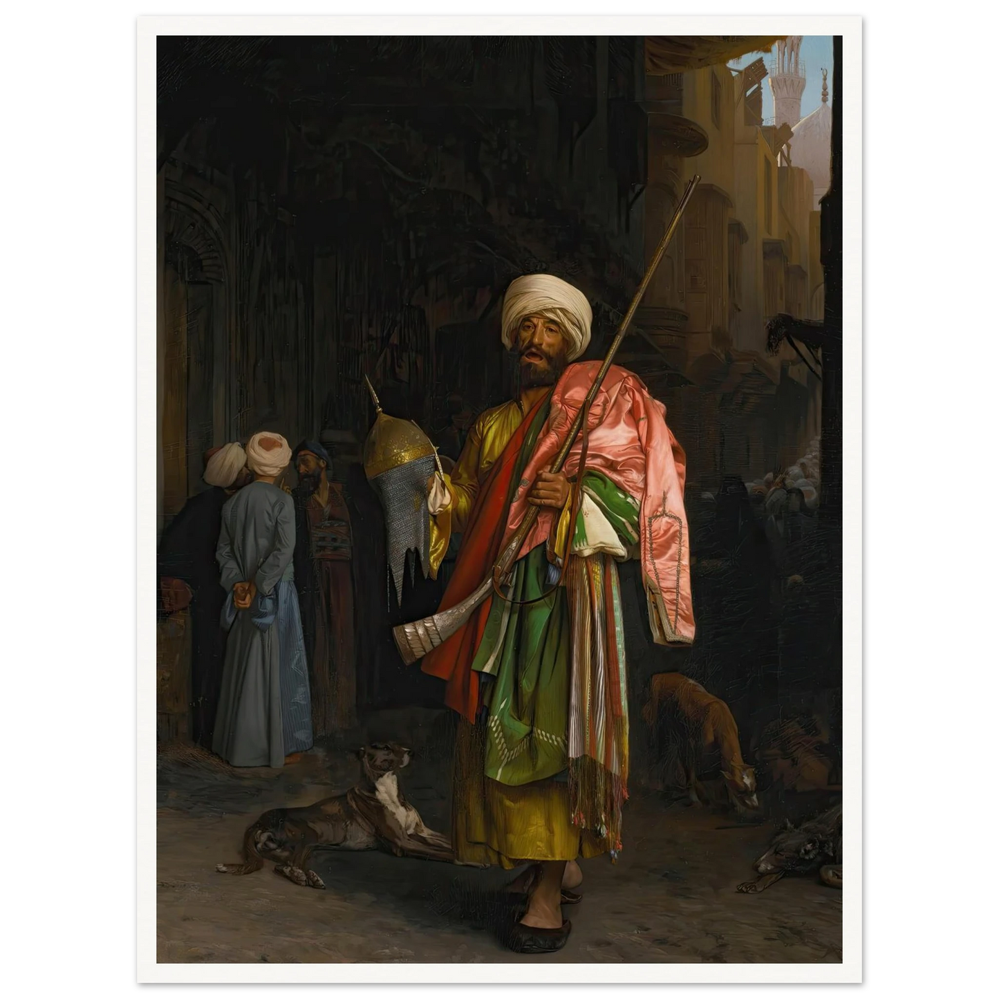 Marchand Ambulant Au Caire Art Print | Jean Leon Gerome-Quipham Collections