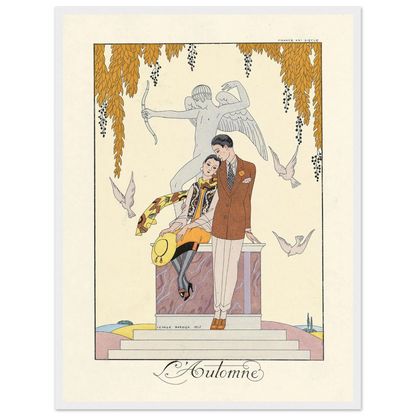 L’Automne (Autumn) (1922–1926) Art Print | George Barbier-Quipham Collections