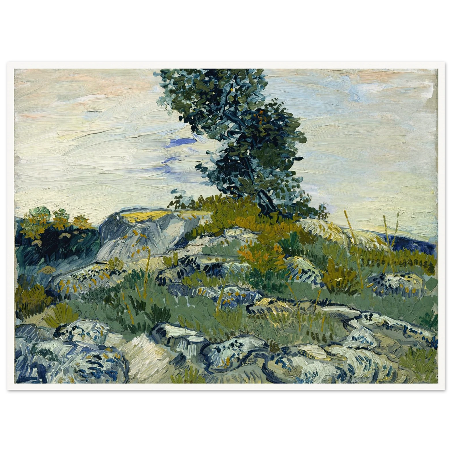 The Rocks Art Print | Vincent van Gogh-Quipham Collections