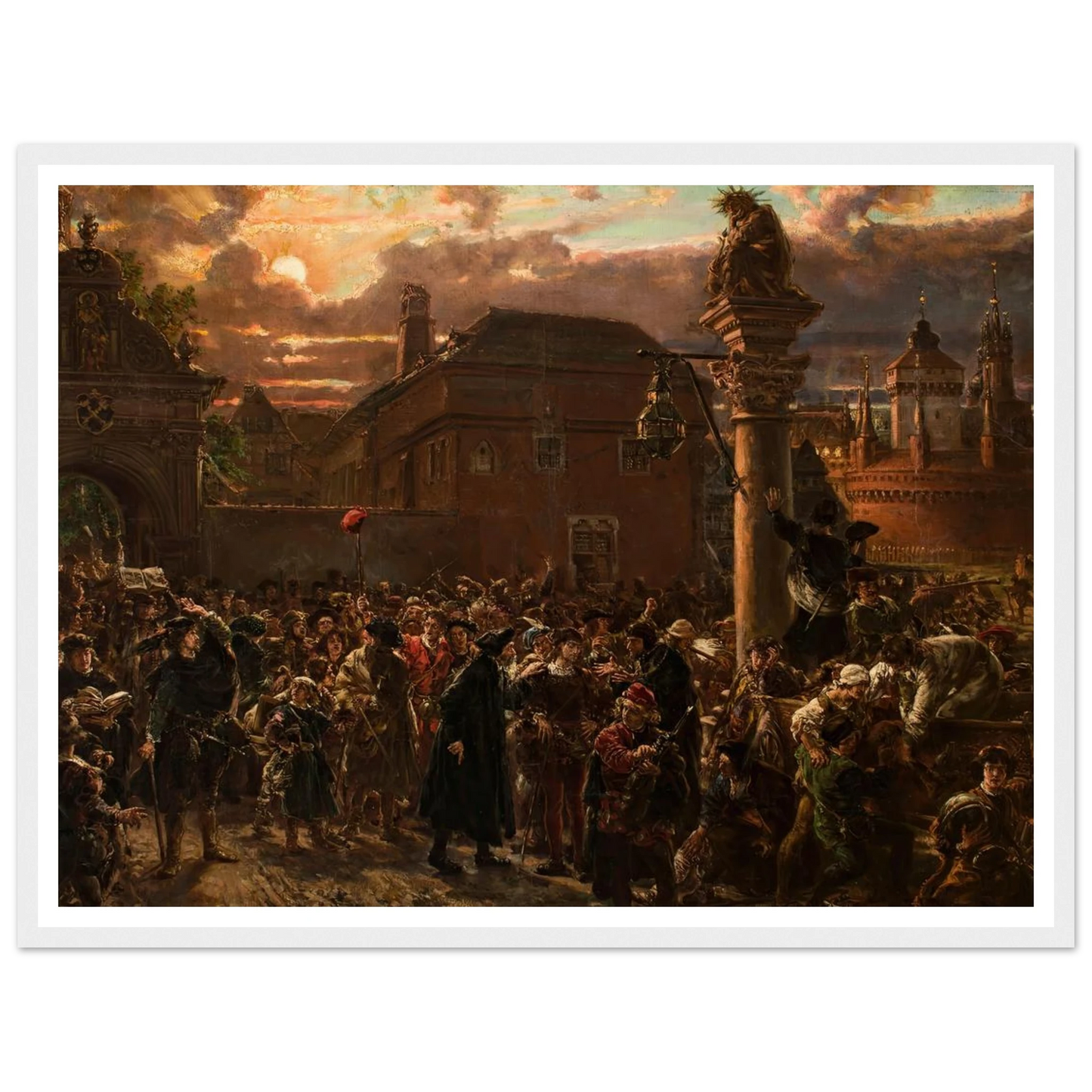 Students Leaving Krakow in 1549 (1892) Art Print | Jan Matejko-Quipham Collections