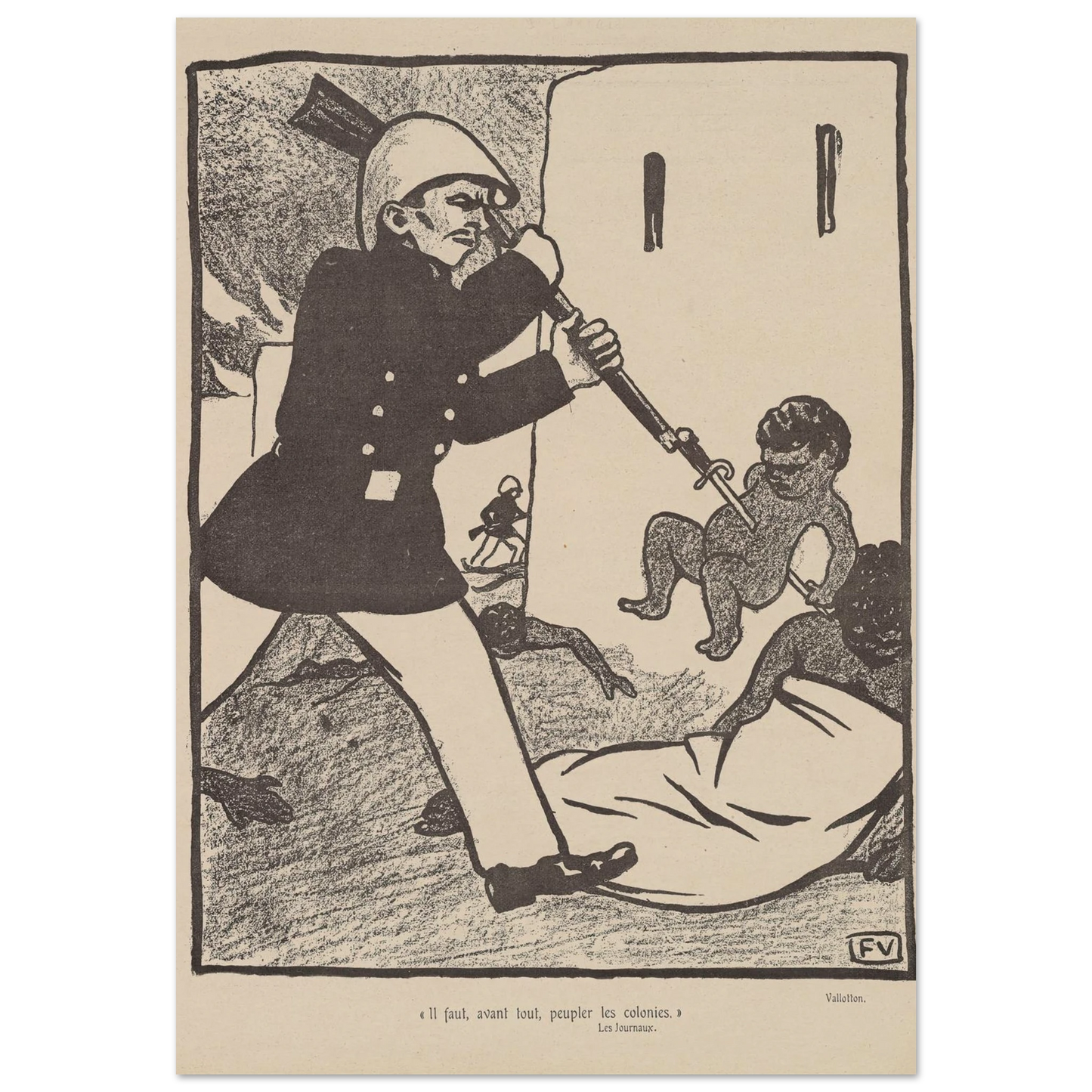 11 juillet 1903 Art Print | Felix Vallotton-Quipham Collections