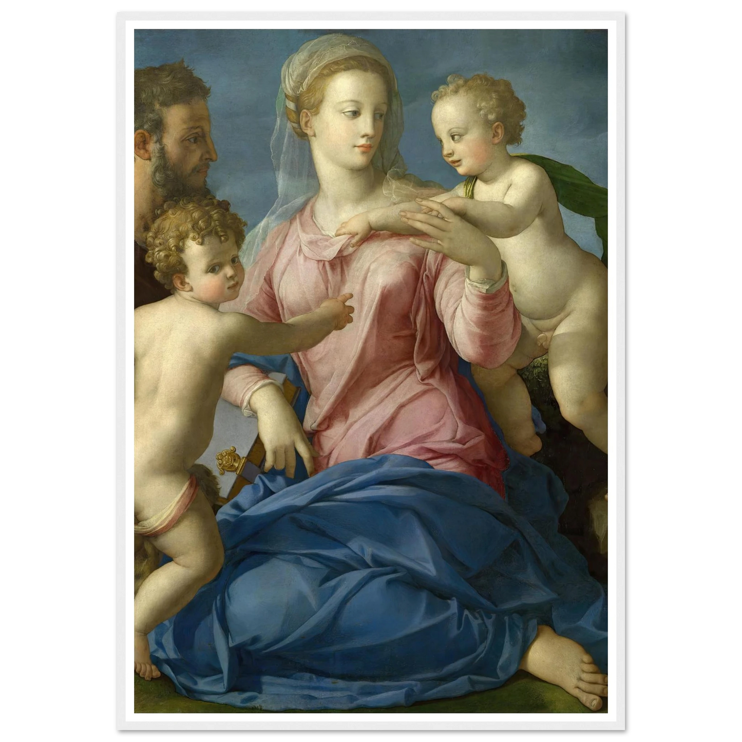 The Holy Family with the Infant Saint John the Baptist (1540s) Art Print | Agnolo Bronzino-Quipham Collections