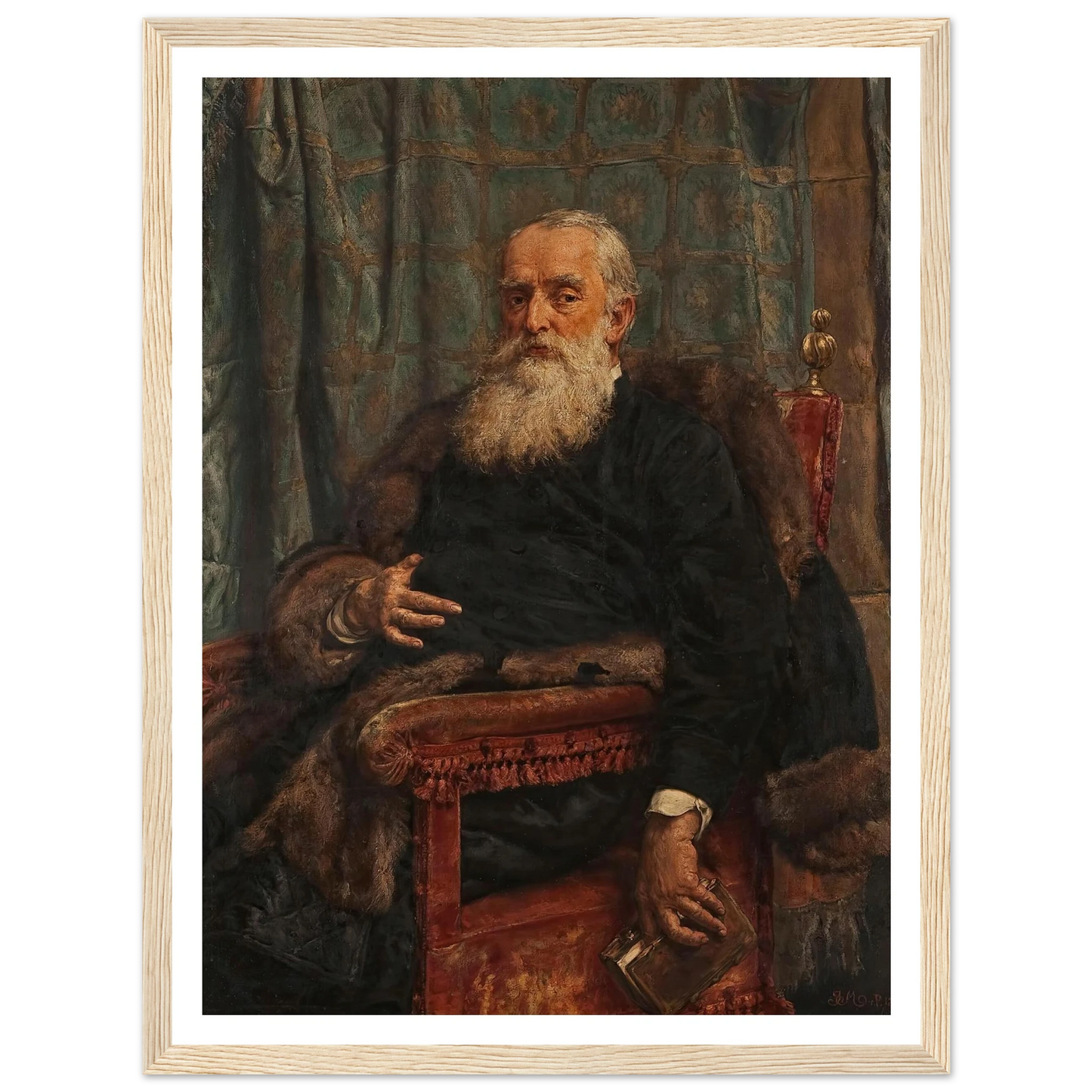 Portrait of Henryk Krajewski (1892) Art Print | Jan Matejko-Quipham Collections