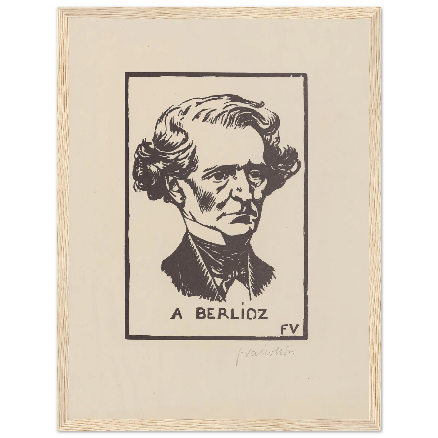 A Berlioz (1891) Art Print | Felix Vallotton-Quipham Collections