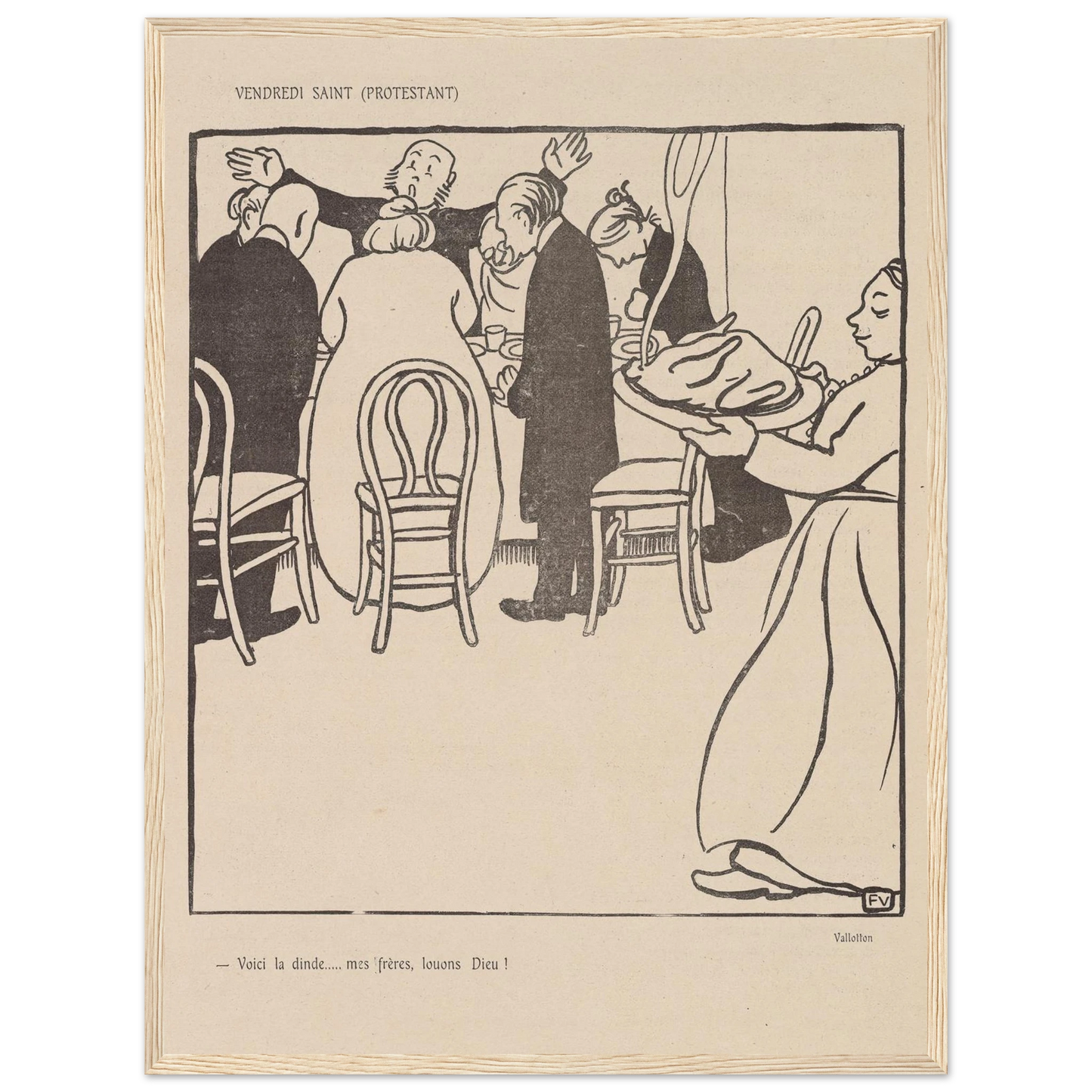 17 avril 1903 Art Print | Felix Vallotton-Quipham Collections