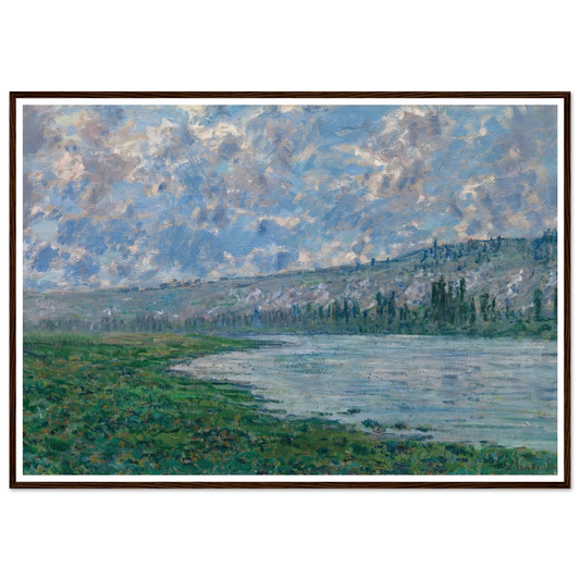 The Seine at Vétheuil (1880) Art Print | Claude Monet-Quipham Collections