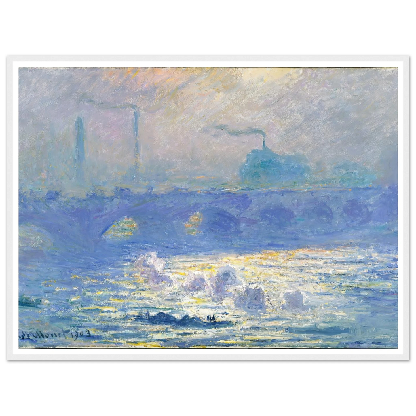 Waterloo Bridge (1903) Art Print | Claude Monet-Quipham Collections