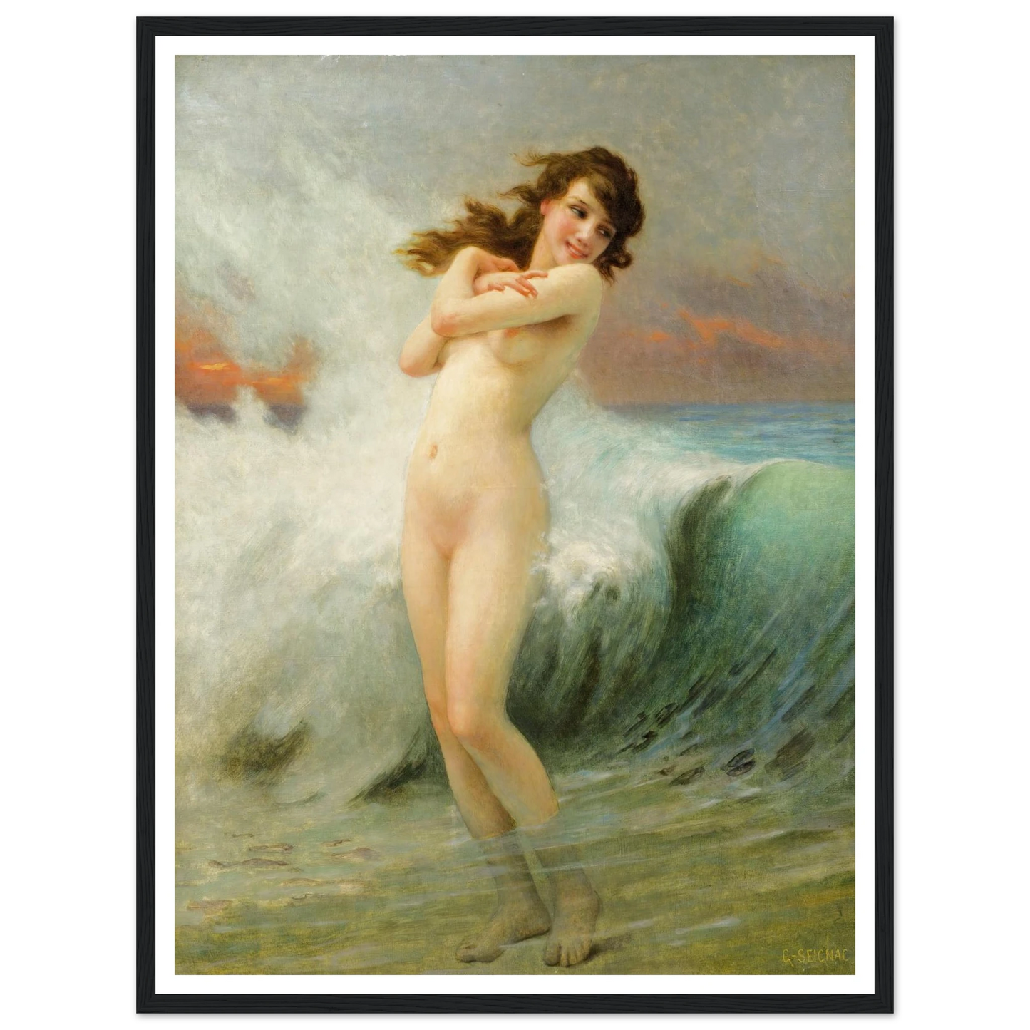 The Wave Art Print | Guillaume Seignac-Quipham Collections