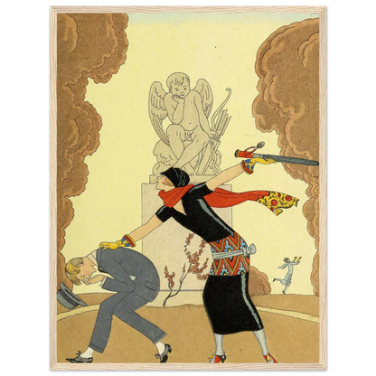 Falbalas et fanfreluches, La Colère (1925) Art Print | George Barbier-Quipham Collections