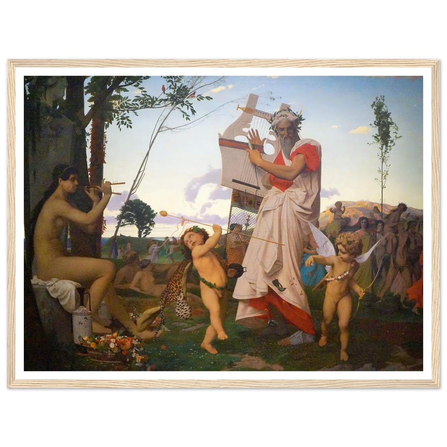 Anacréon Bacchus Et L’amour Art Print | Jean Leon Gerome-Quipham Collections
