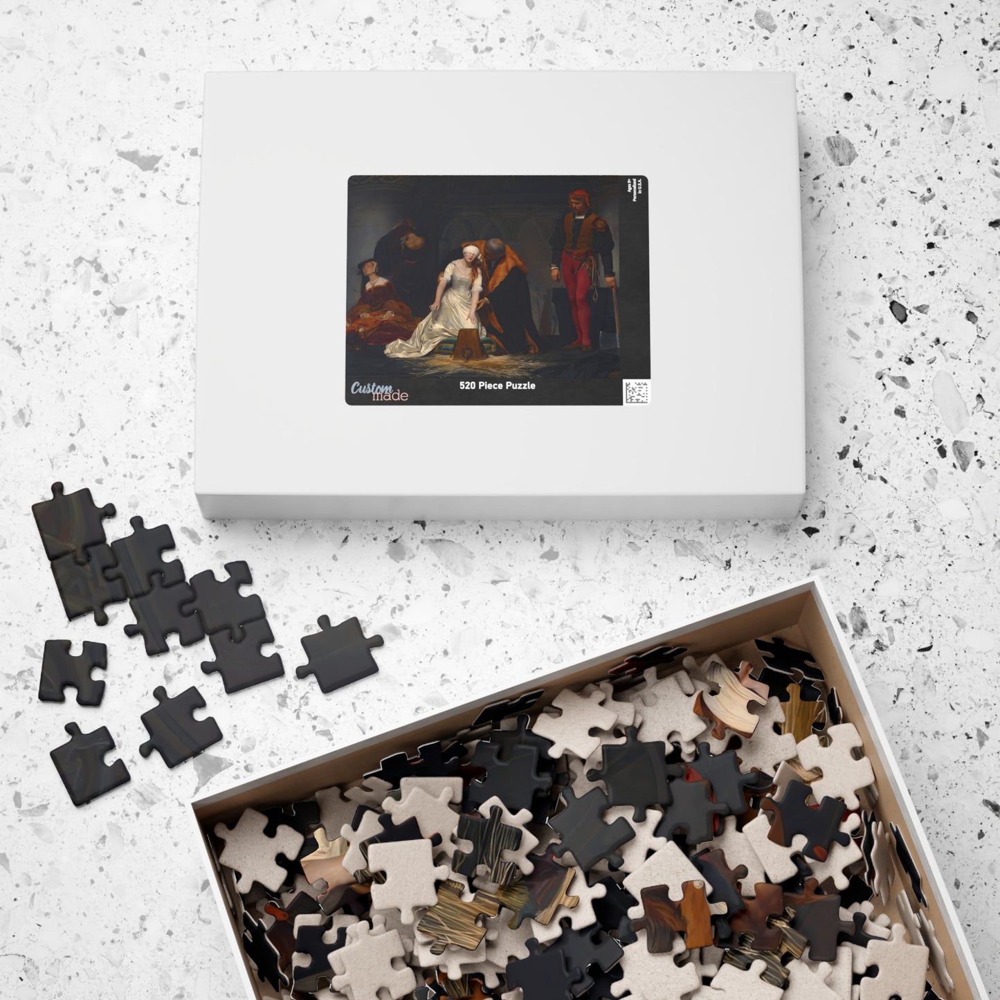 The Execution of Lady Jane Grey Puzzle | Paul Delaroche-Quipham Collections