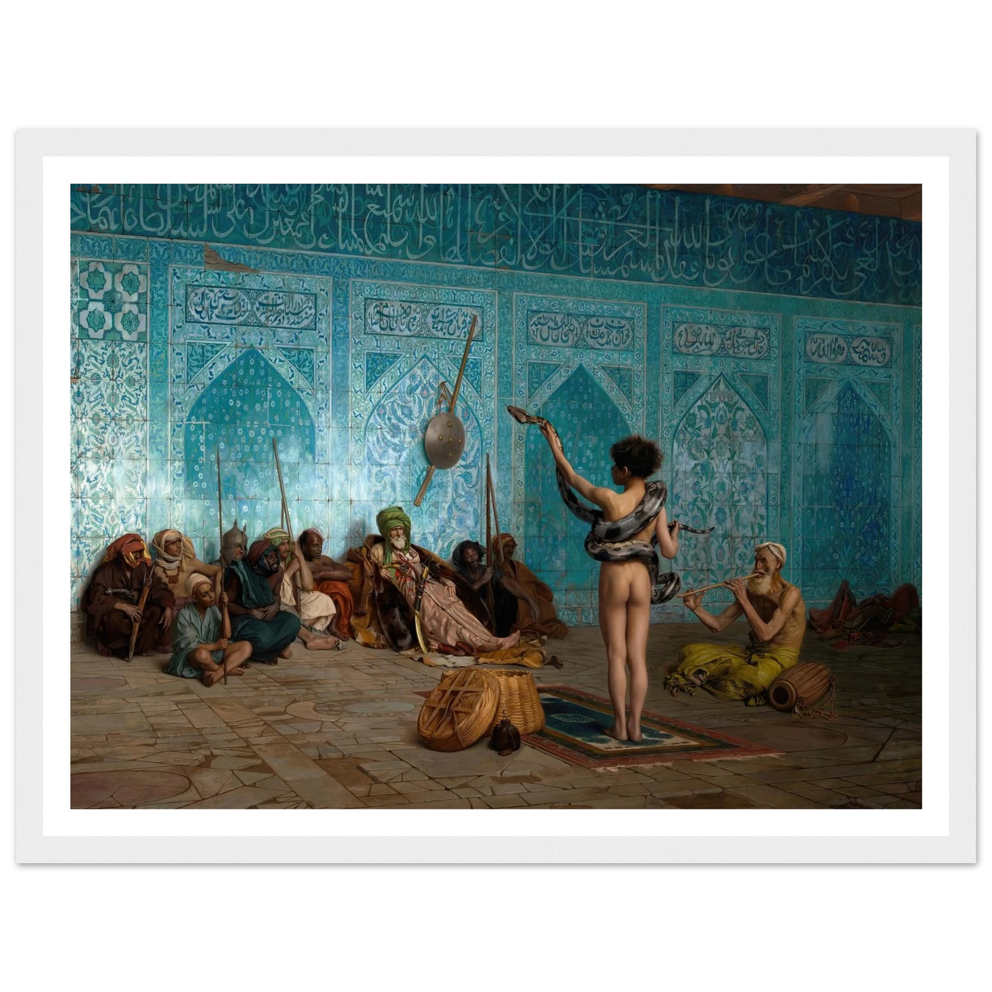 Snake Charmer (c. 1879) Art Print | Jean Leon Gerome-Quipham Collections