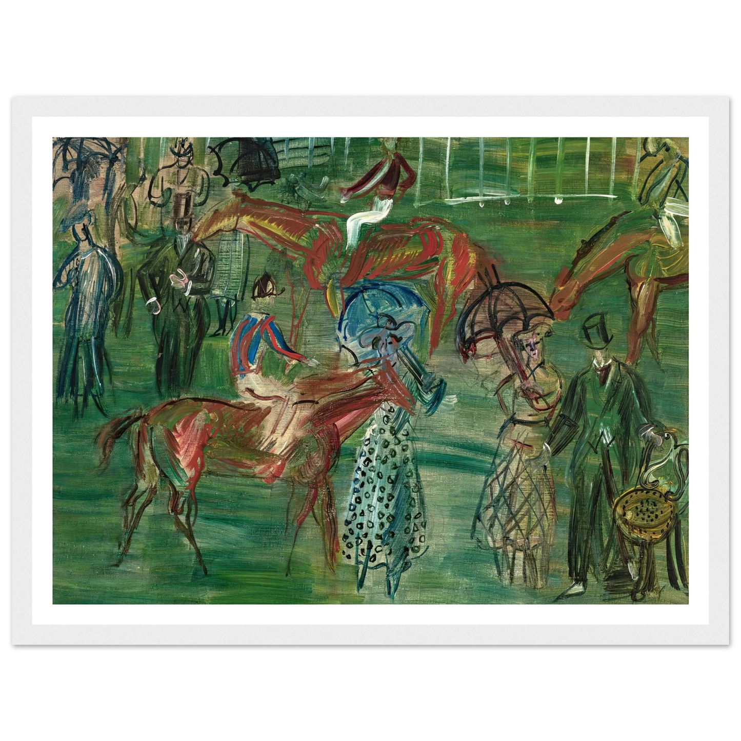 La pelouse (circa 1950) Art Print | Raoul Dufy-Quipham Collections