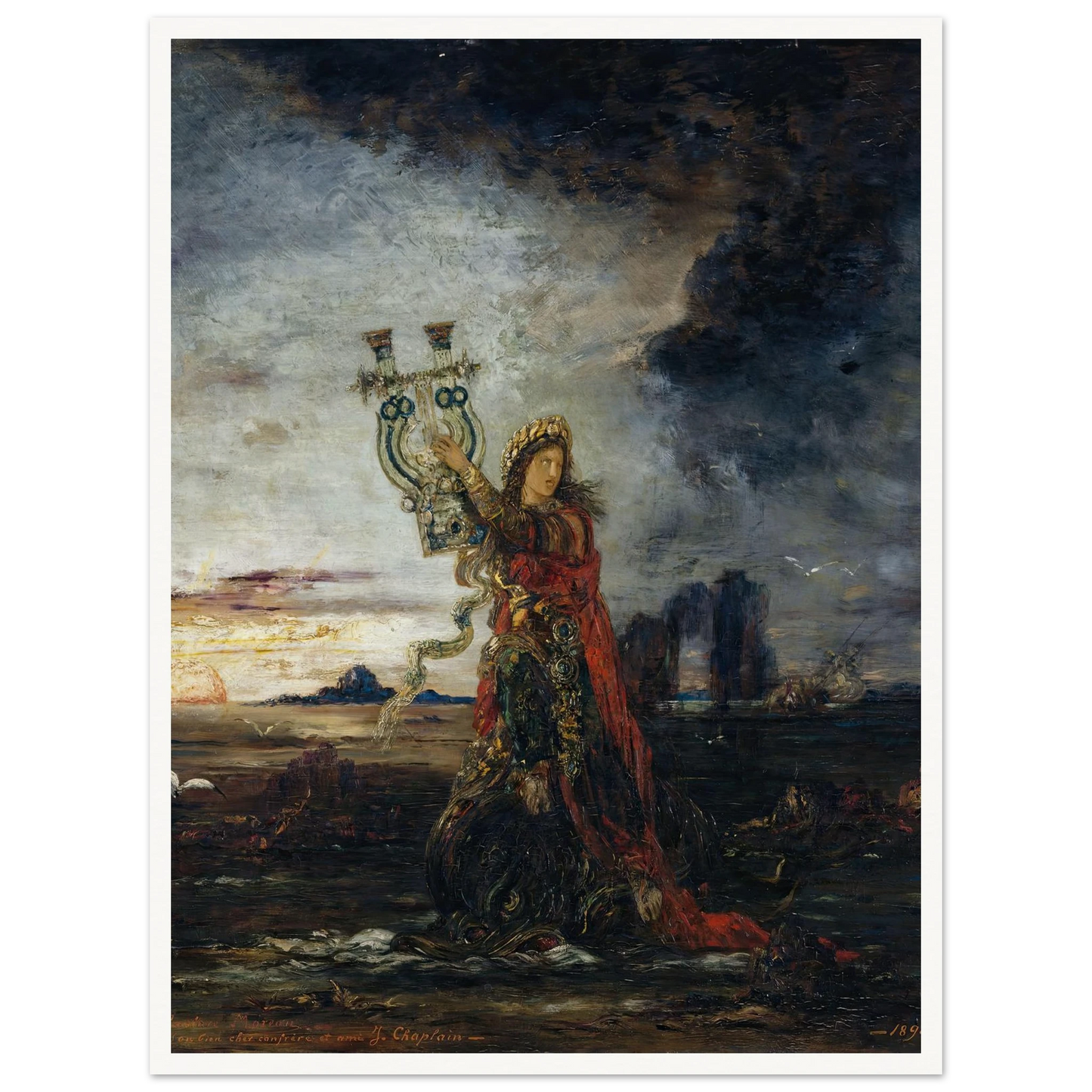 Arion (1891) Art Print | Gustave Moreau-Quipham Collections