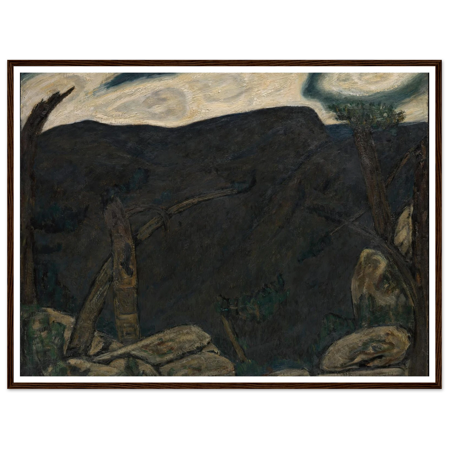 The Dark Mountain, No. 2 (1909) Art Print | Marsden Hartley-Quipham Collections