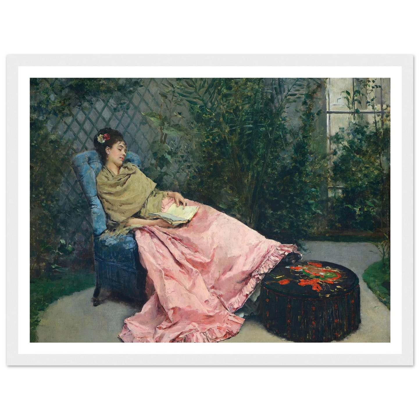 Siesta Art Print | Raimundo de Madrazo y Garreta-Quipham Collections