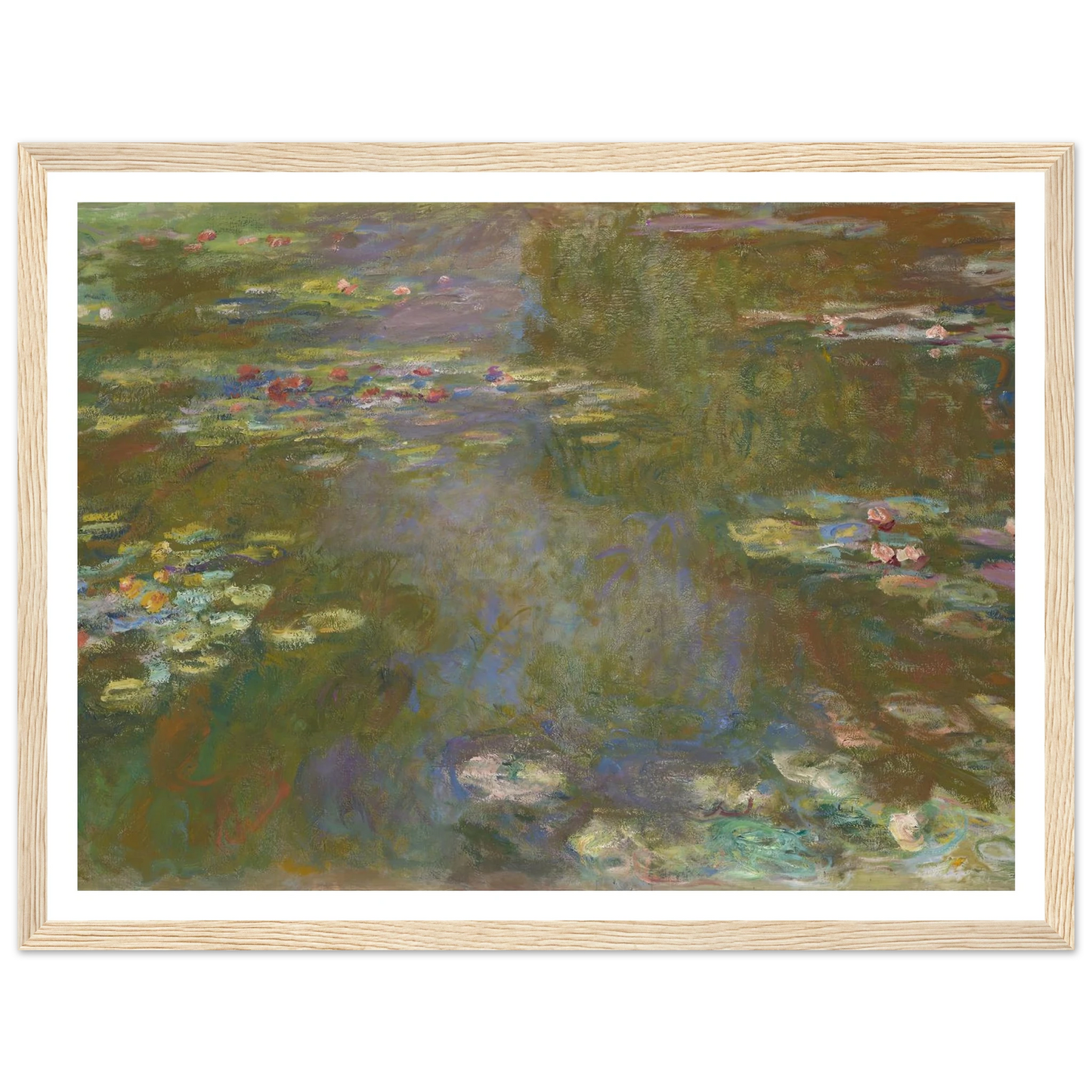 Water Lily Pond (1917-19) Art Print | Claude Monet-Quipham Collections