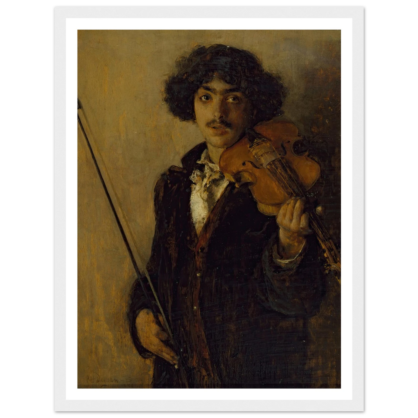 The Musician (1884) Art Print | Pascal Adolphe Jean Dagnan Bouveret-Quipham Collections