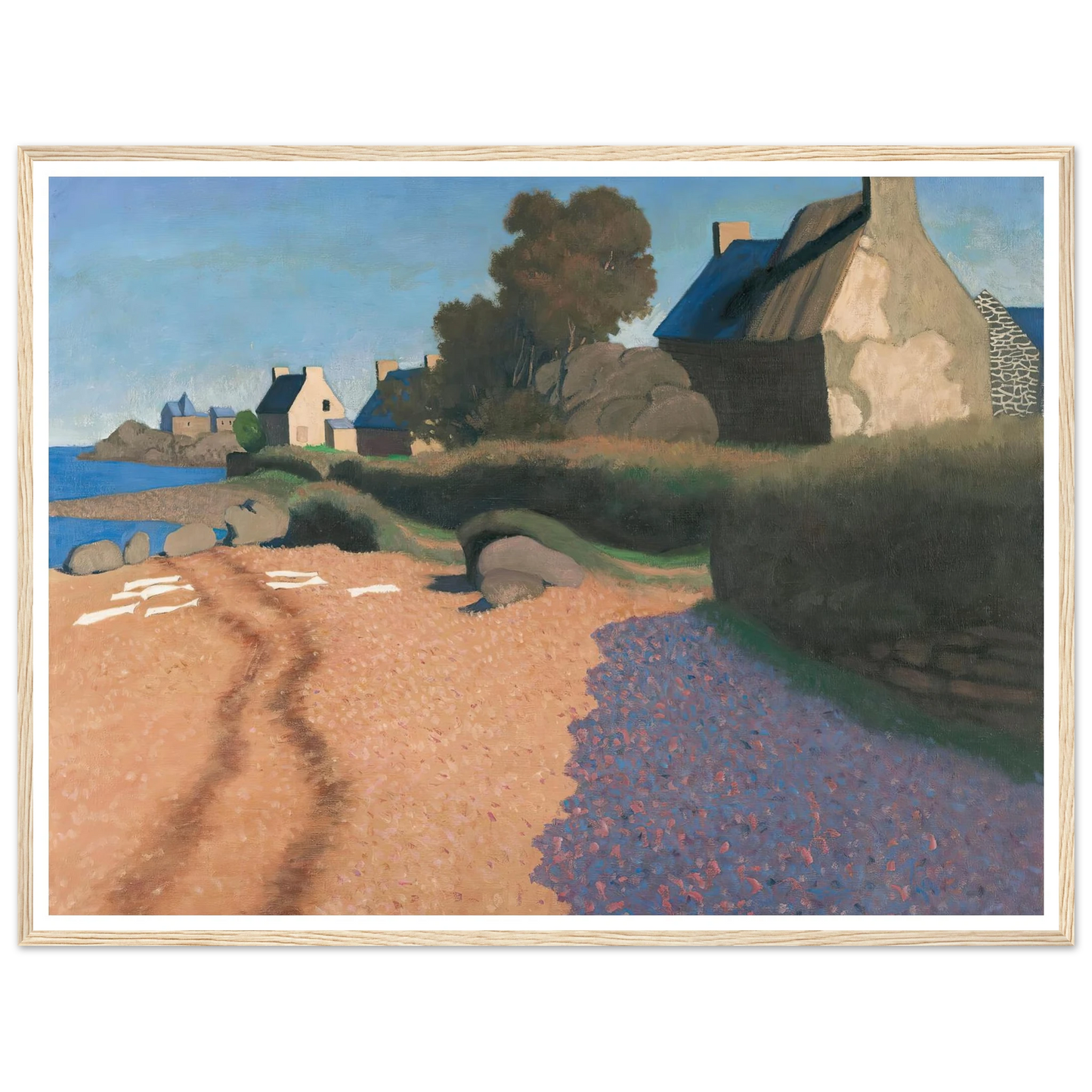 Landscape At Loguivy (1923) Art Print | Felix Vallotton-Quipham Collections