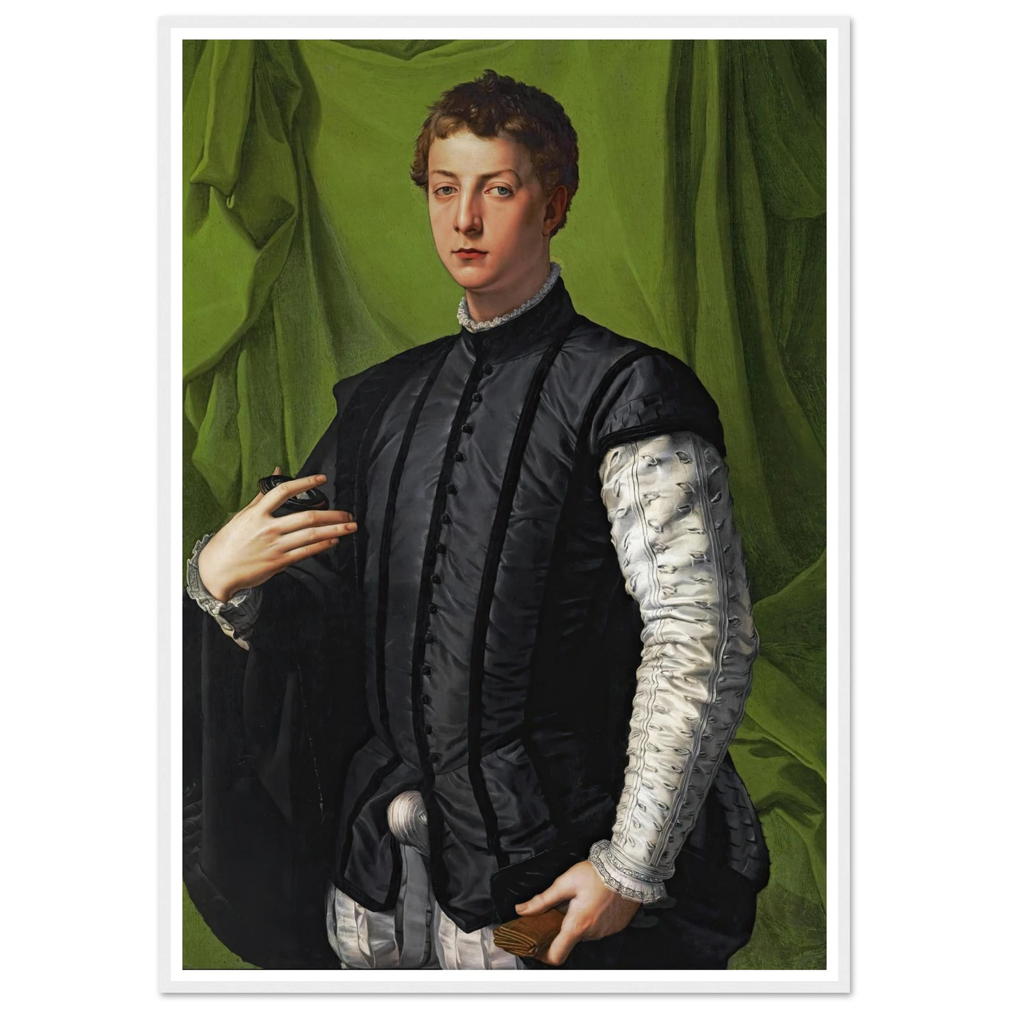 Portrait Of Lodovico Capponi (1550-1555) Art Print | Agnolo Bronzino-Quipham Collections