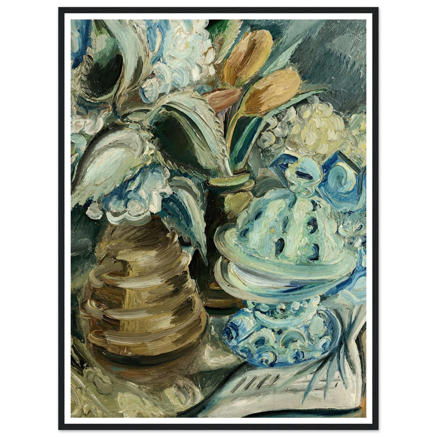 Hortensien und Tulpen (1925) Art Print | Paul Kleinschmidt-Quipham Collections