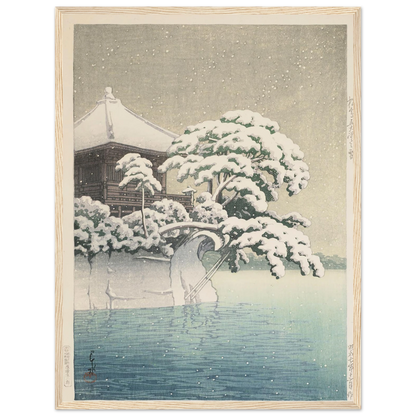 Matsushima Godaido no yuki (Snow at Godaido Temple in Matsushima) (1932) Art Print | Kawase Hasui-Quipham Collections