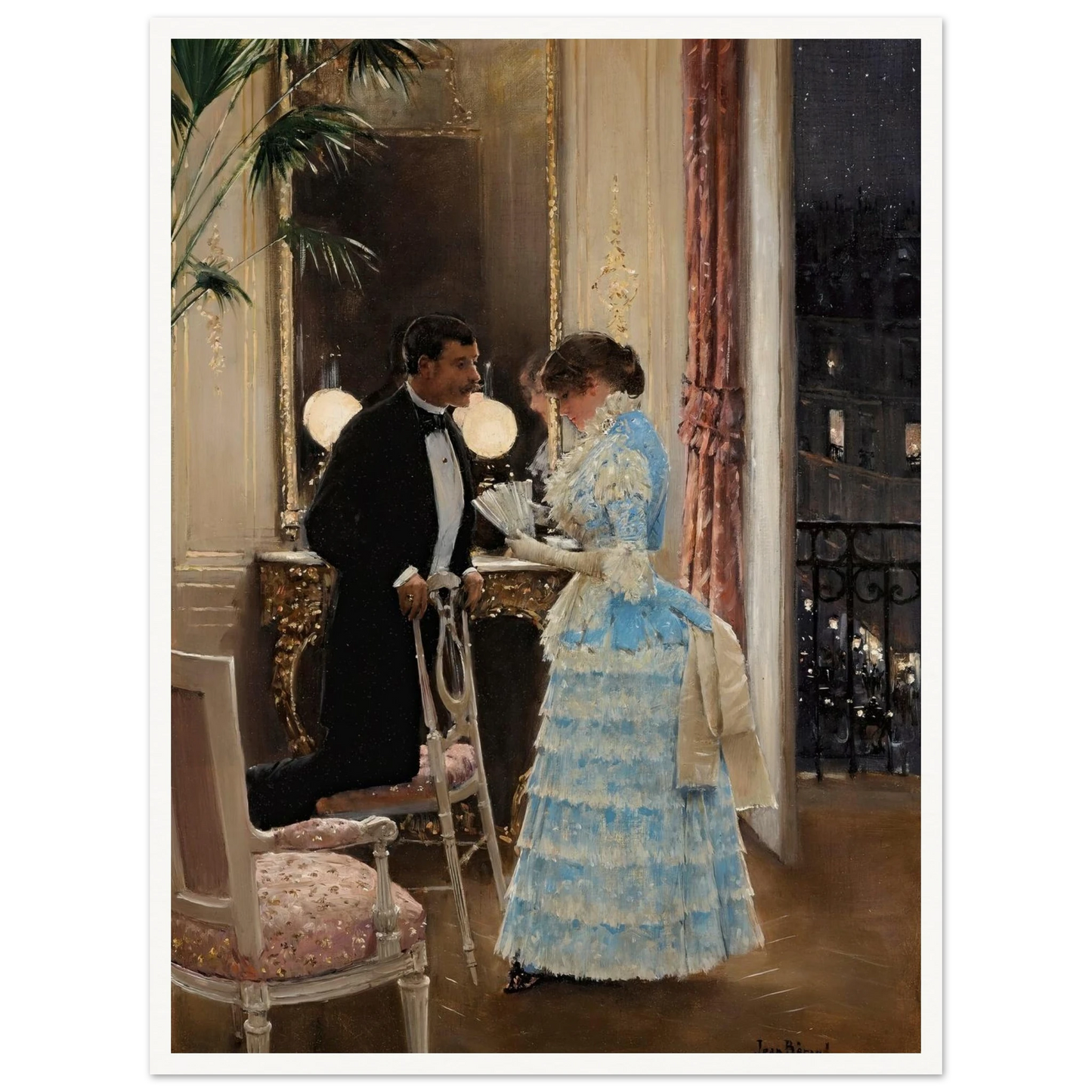 La Conversation Art Print | Jean Beraud-Quipham Collections