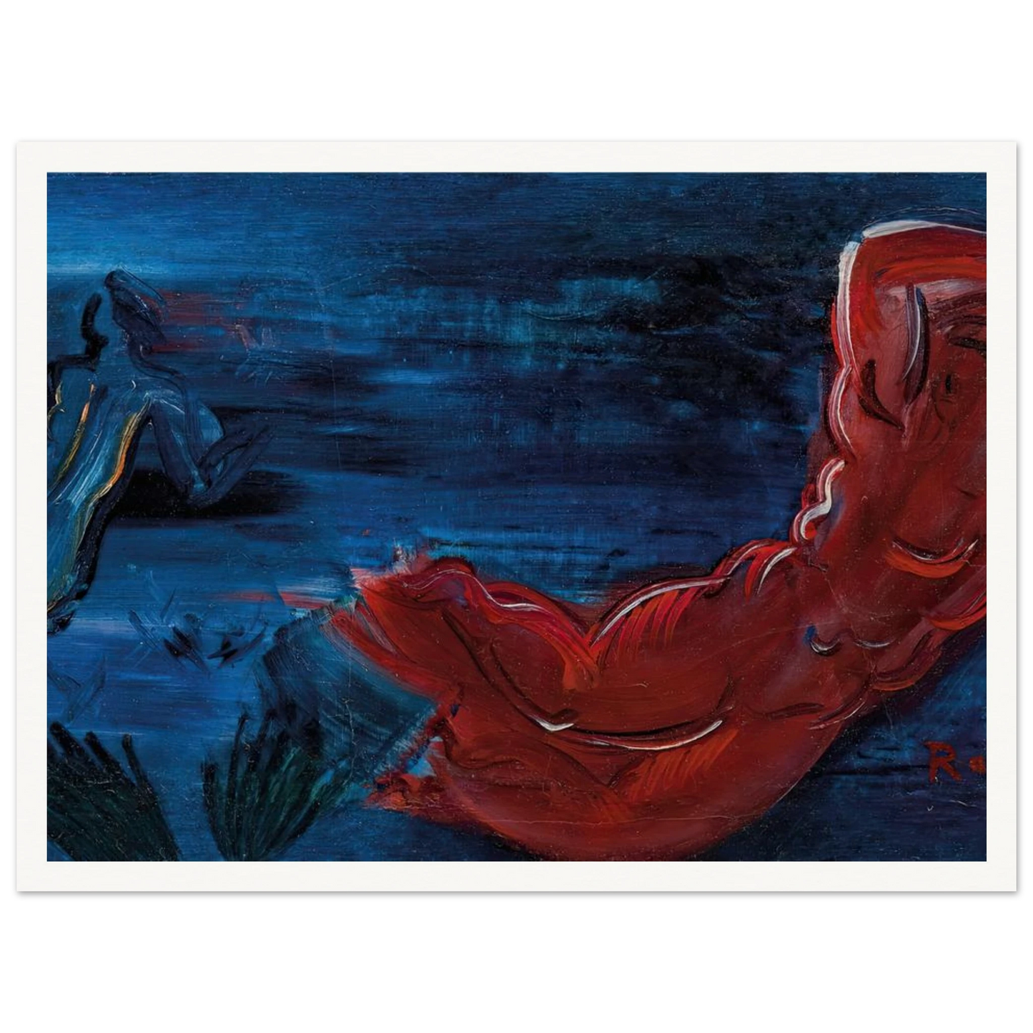 Naïade rouge (1926-30) Art Print | Raoul Dufy-Quipham Collections