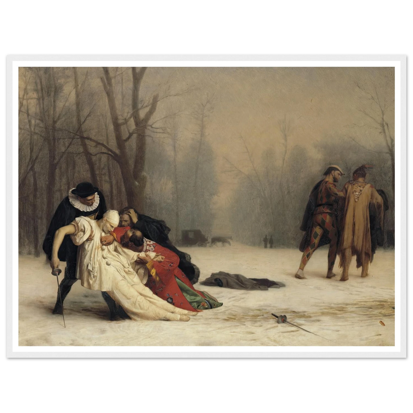 The Duel After the Masquerade (1857) Art Print | Jean Leon Gerome-Quipham Collections