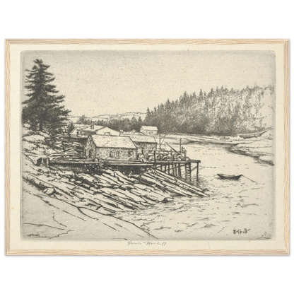 Carrying Place (1923) Art Print | Ernest Haskell-Quipham Collections