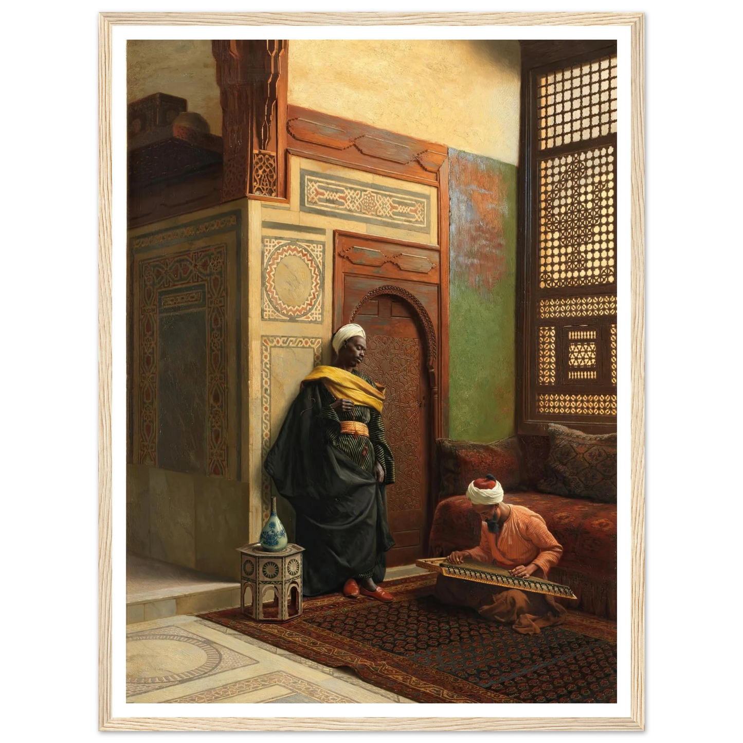 The Qanun Player (1903) Art Print | Ludwig Deutsch-Quipham Collections
