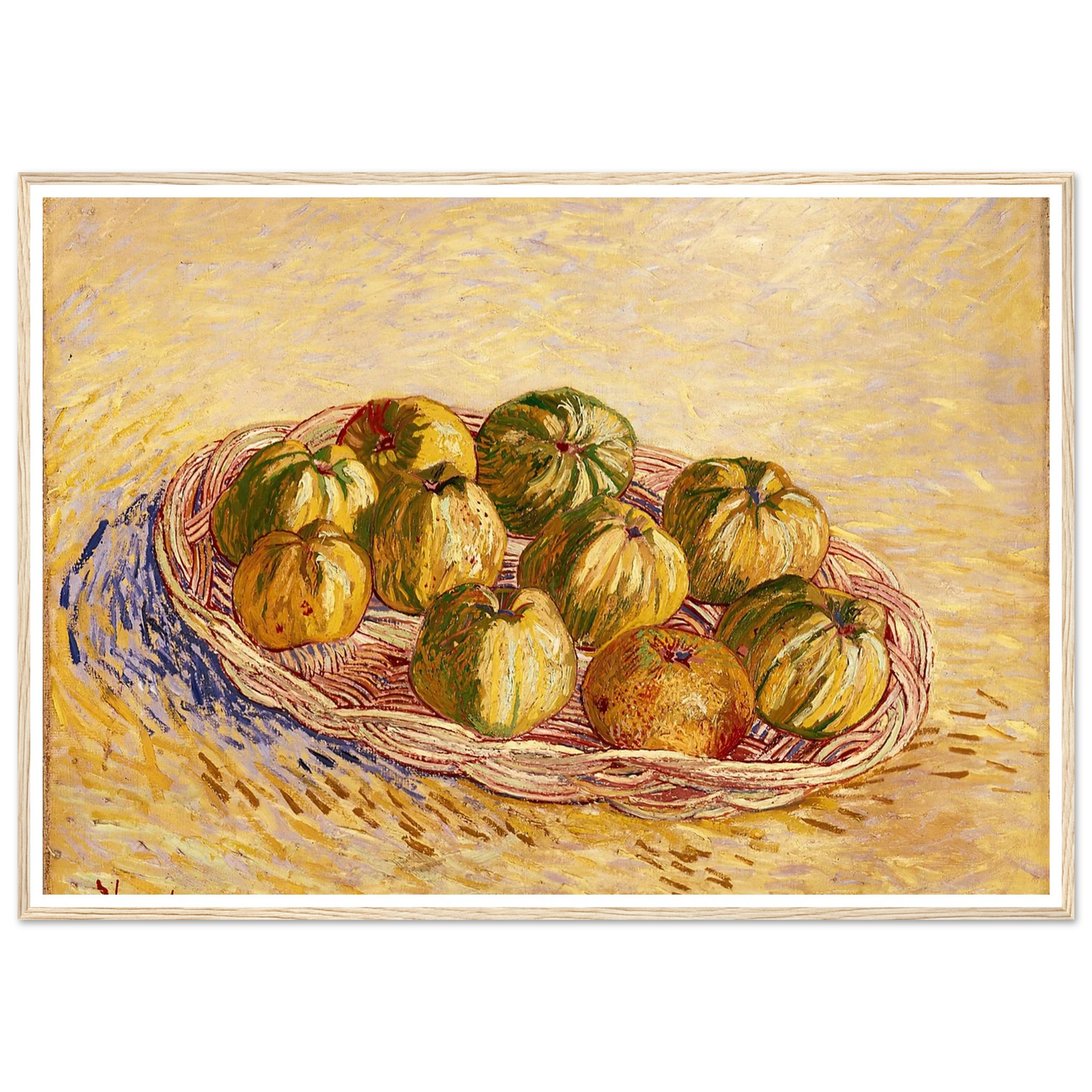 Still Life, Basket of Apples (1887) Art Print | Vincent van Gogh-Quipham Collections