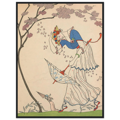 Le Coup de Vent (1914) Art Print | George Barbier-Quipham Collections