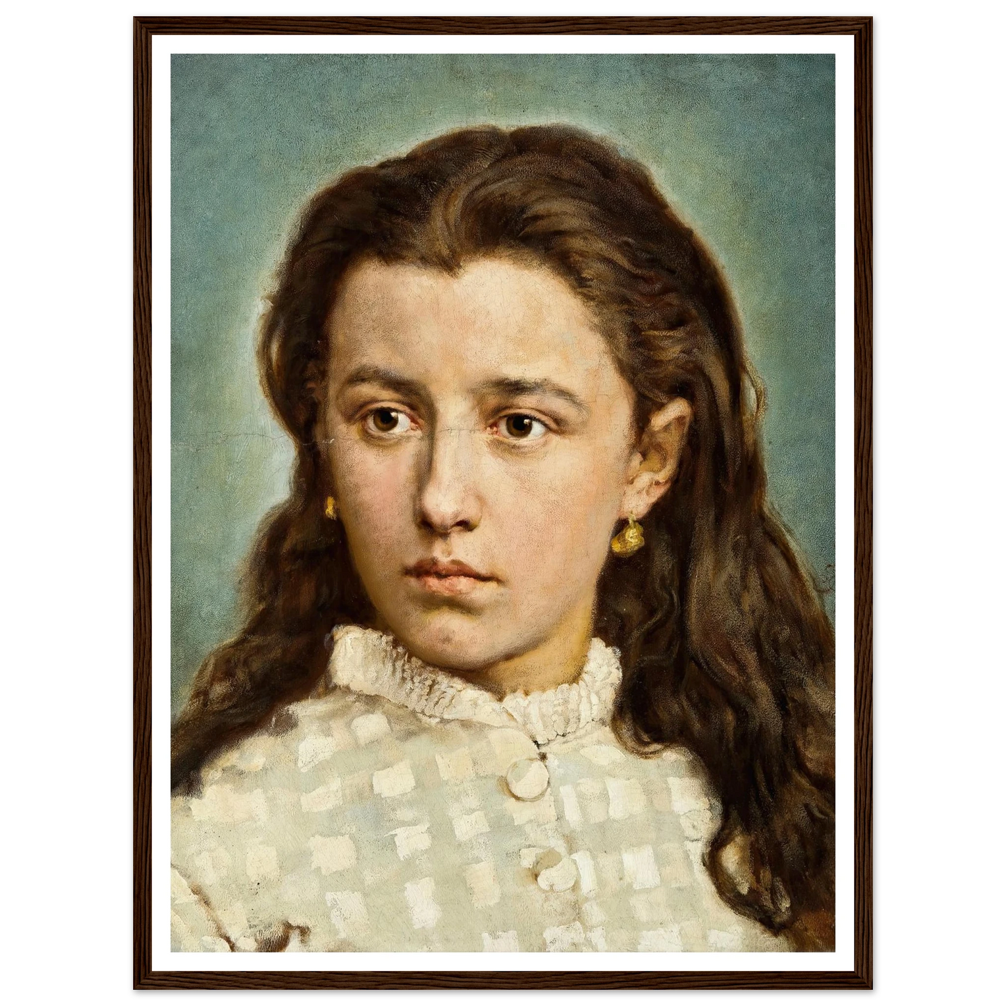 Portrait of Maria Levittoux (1872) Art Print | Jan Matejko-Quipham Collections