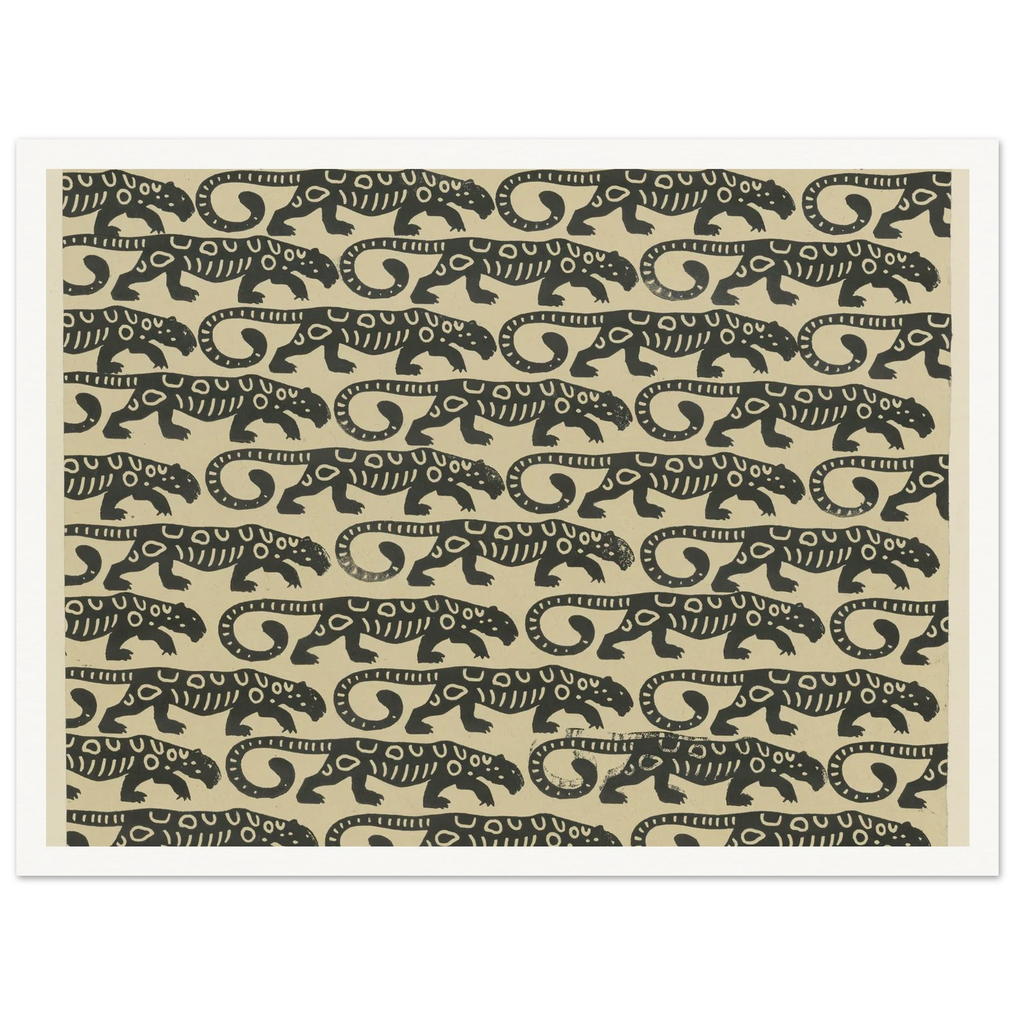 Buntpapier (Leoparden) (1902 - 1906) Art Print | Maria von Uchatius-Quipham Collections