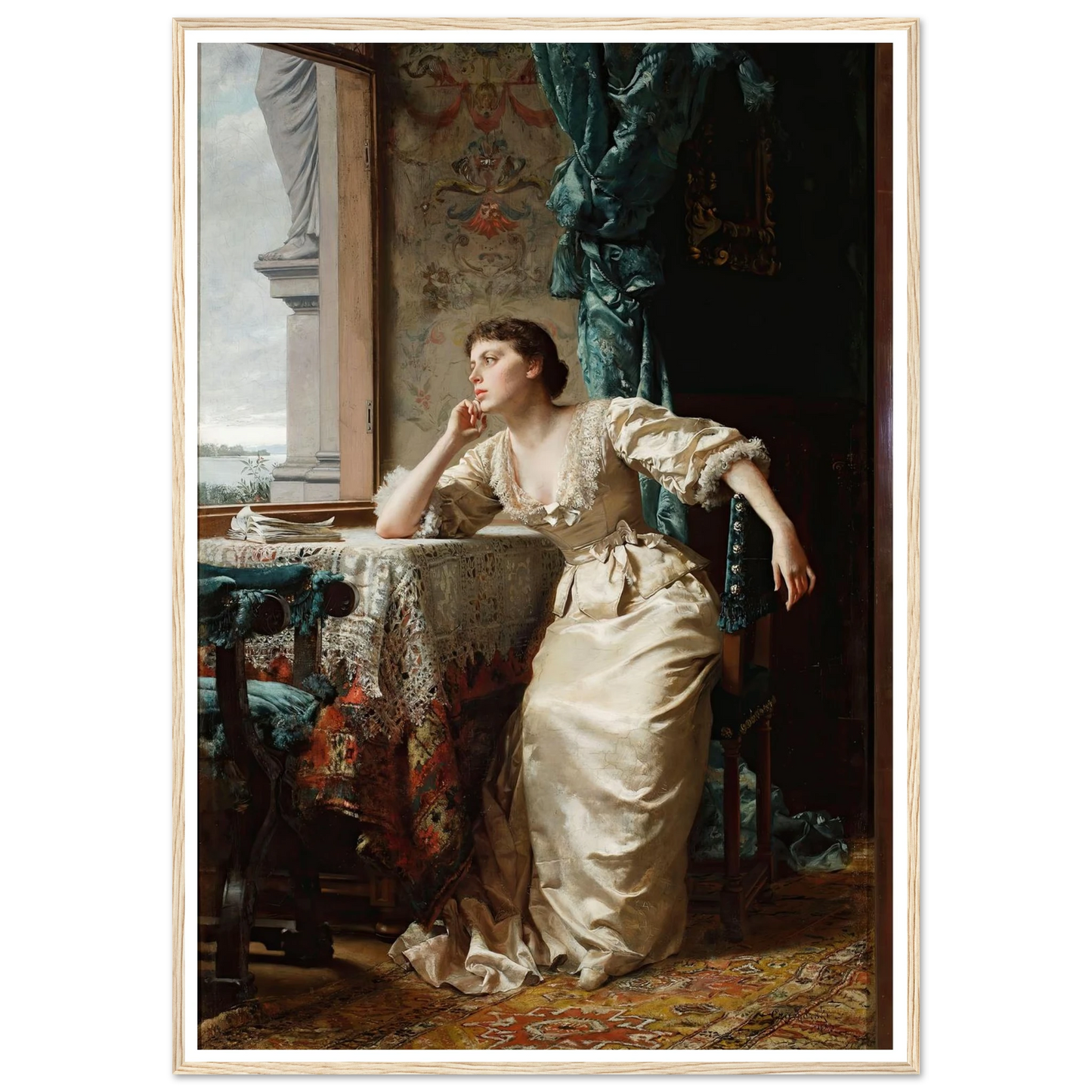 Reverie (1883) Art Print | Wladyslaw Czachorski-Quipham Collections