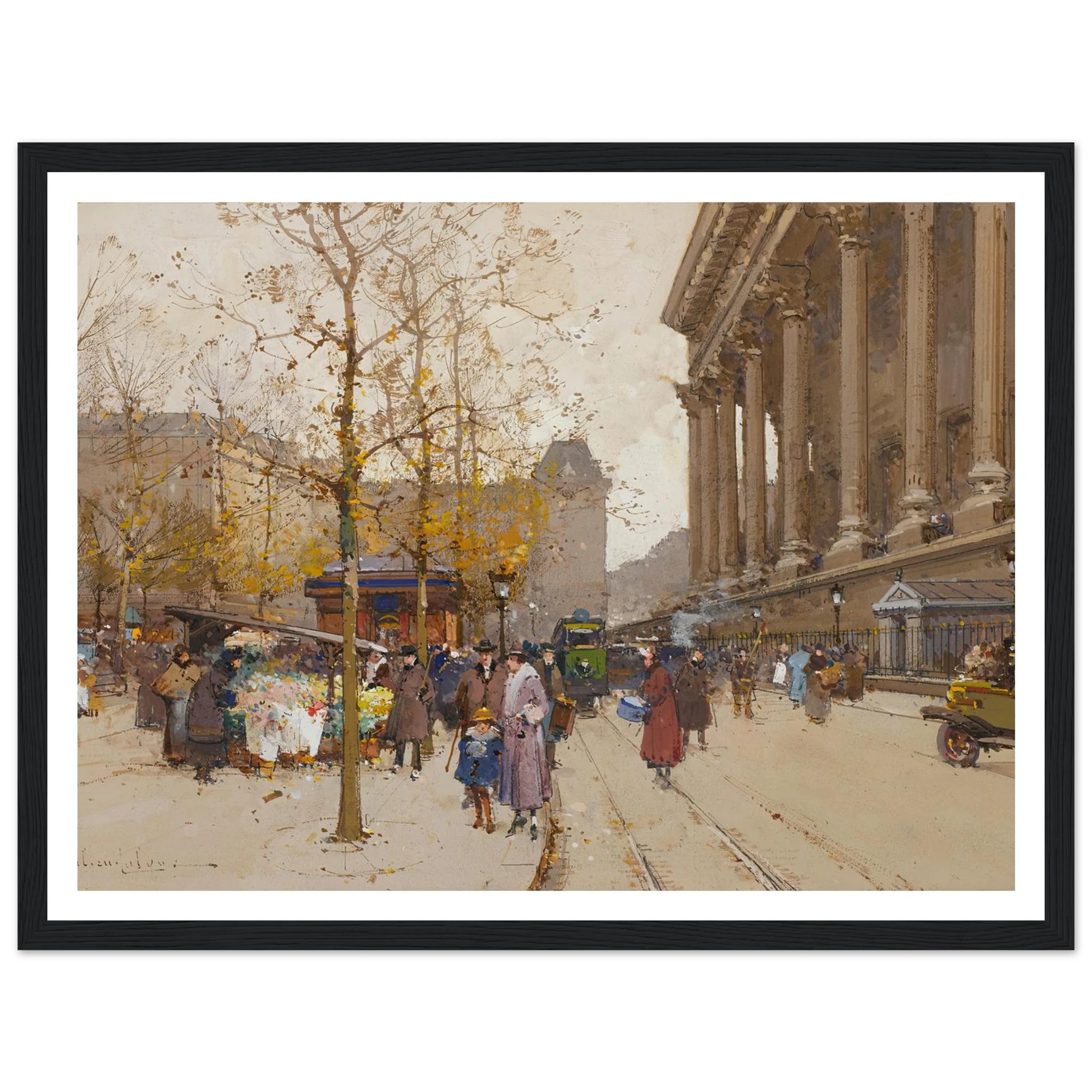 La Madeleine Art Print | Eugene Galien Laloue-Quipham Collections