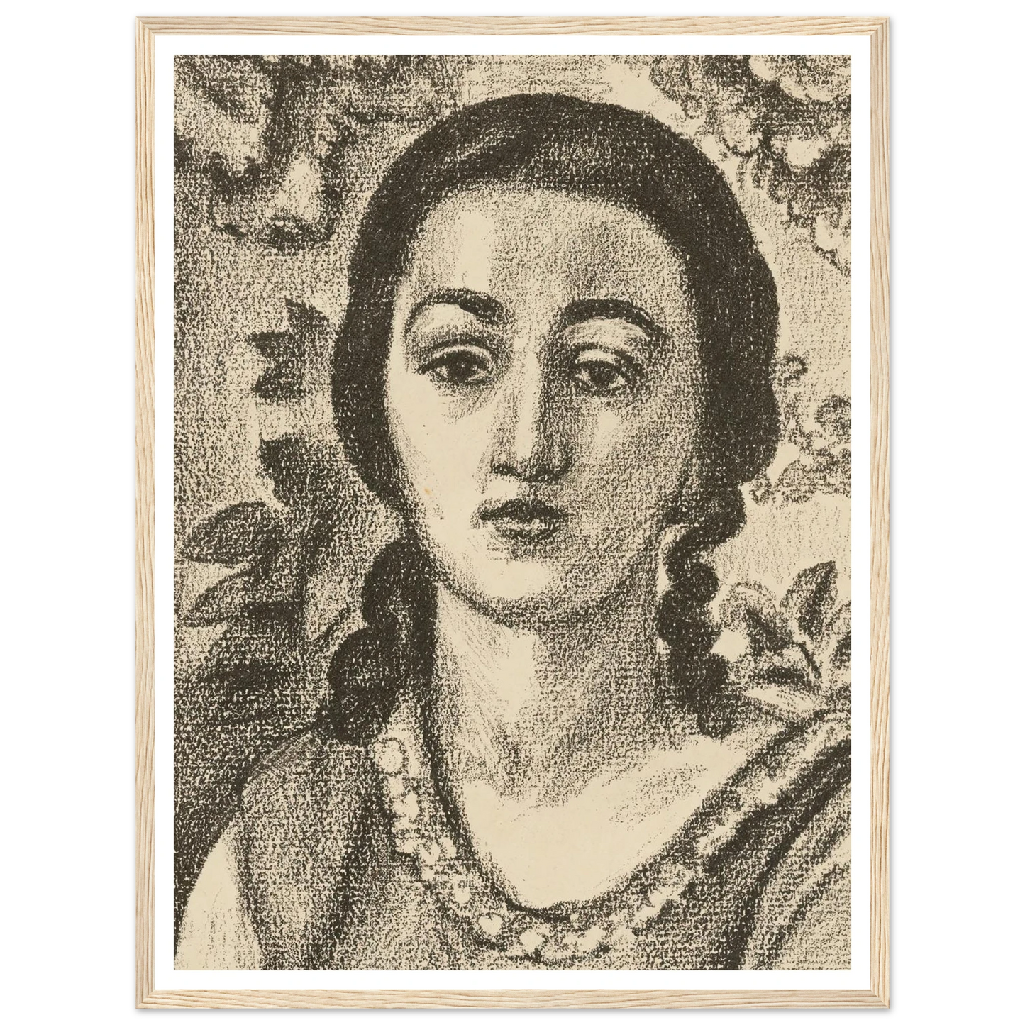 Young woman with brown curls (1924) Art Print | Henri Matisse-Quipham Collections
